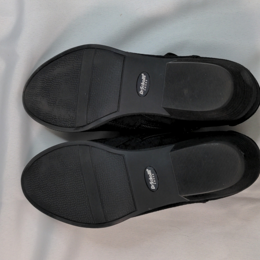 Dr. Scholls Women's Black Better Almond Toe Block Heel Size 6.5 - Picture 6 of 8